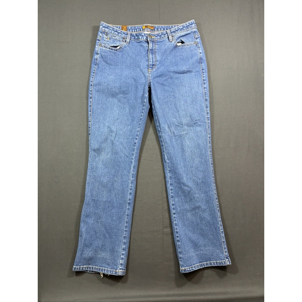 Aura Wrangler Women's Jeans 16R Average Rise Straight WU037MR Measured At 34x30